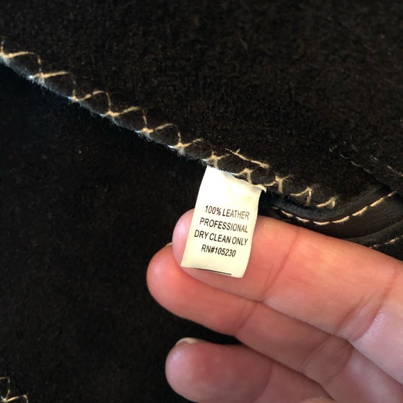 Joie Genuine Leather Belted Blazer Jacket – Black - Picture 12 of 13